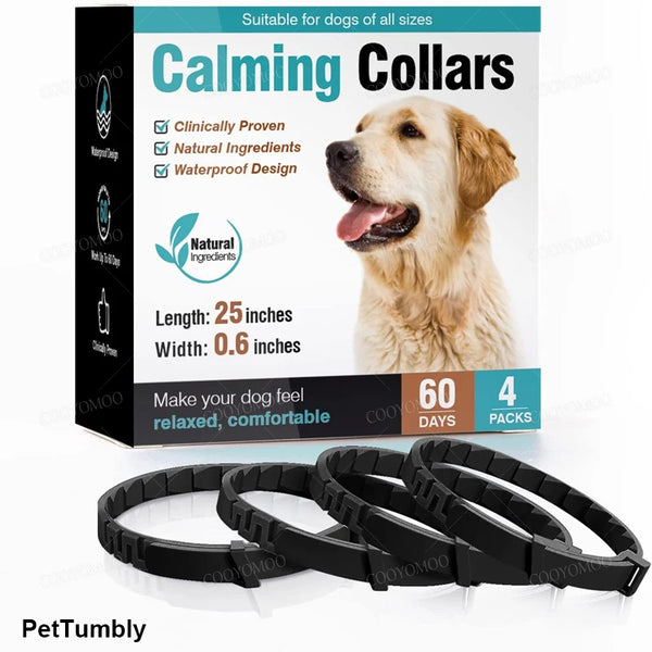 Calming Pheromone Collars for Dogs – 3/4 Pack