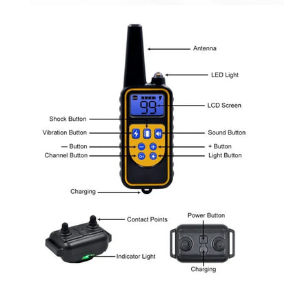 TrainPro™ Waterproof Remote Dog Training Collar