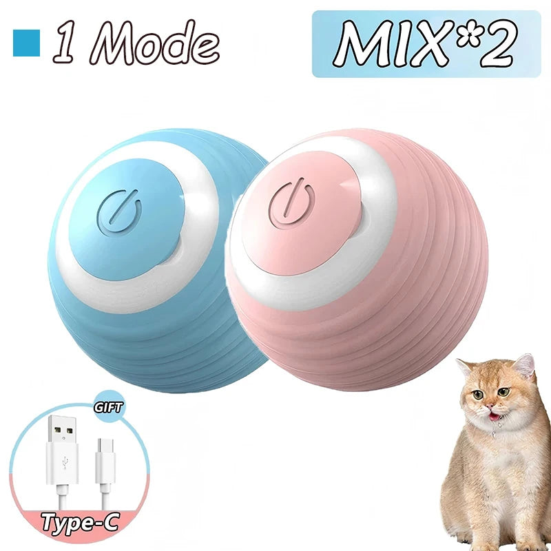Interactive Rolling Cat Ball Toy