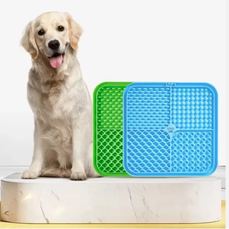 Silicone Lick Mat for Dogs – Slow Feeder & Bath Distraction Mat