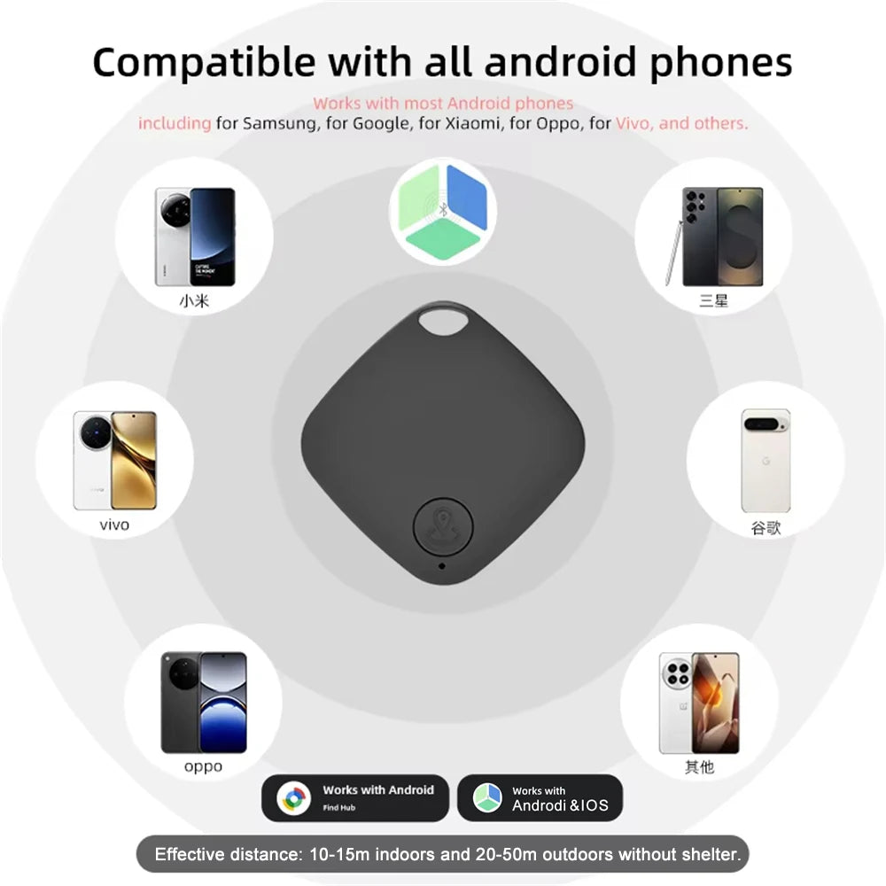 Bluetooth GPS Anti-Lost Tracker Smart Tag Wireless Locator for Car Keys Pet Dog Cat Wallet iOS Android