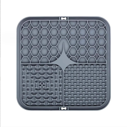 Silicone Lick Mat for Dogs – Slow Feeder & Bath Distraction Mat