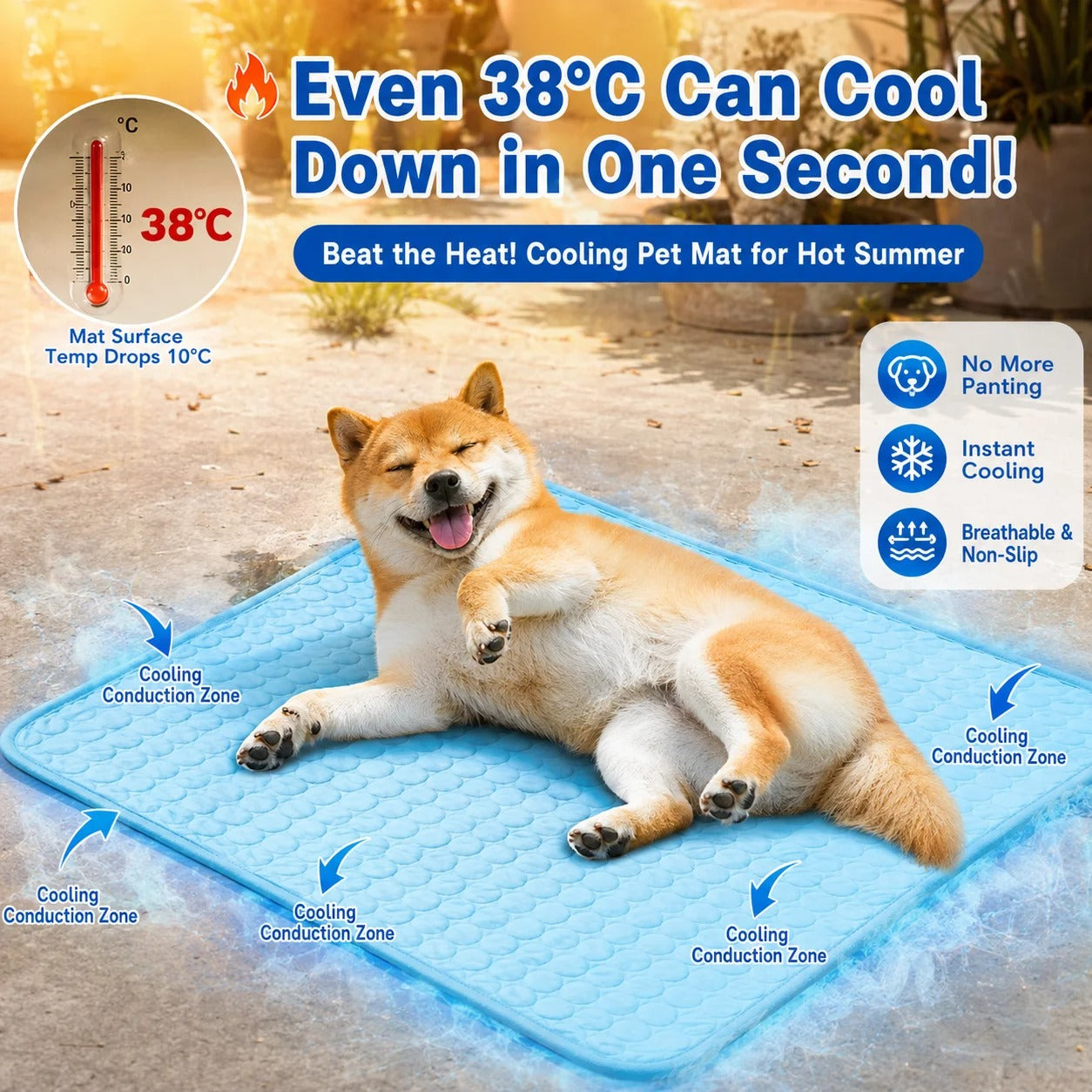 Premium Summer Pet Cooling Mat