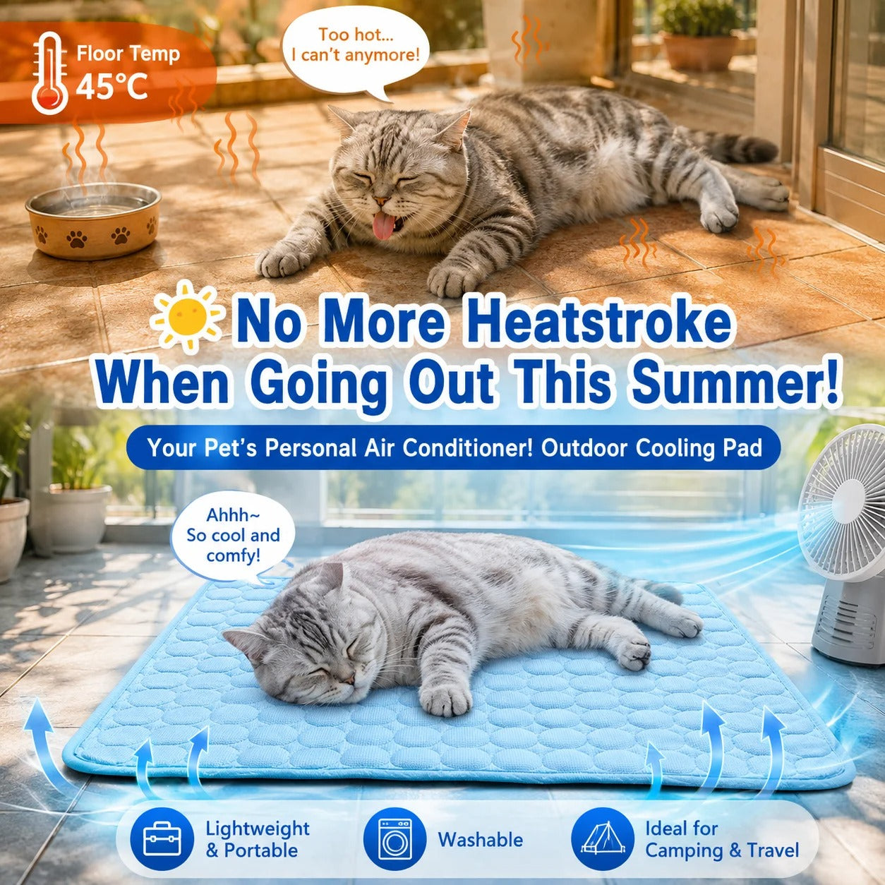 Premium Summer Pet Cooling Mat